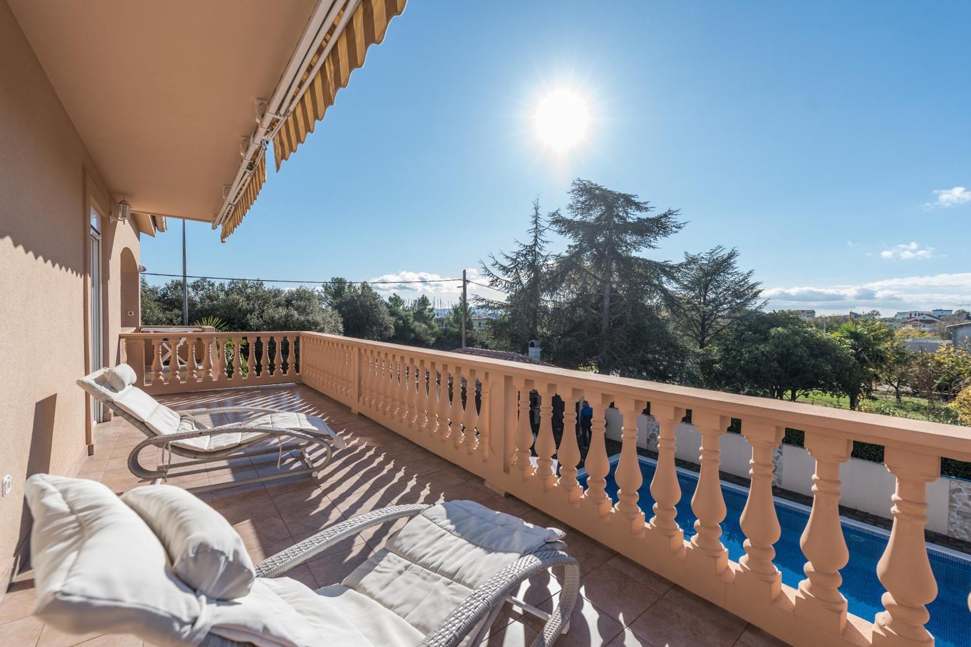 Family Friendly Pool House Ana - Happy Rentals Bibinje Luaran gambar
